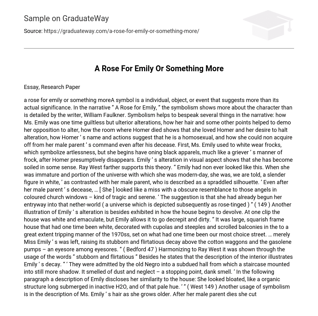 a-rose-for-emily-or-something-more-essay-example-graduateway