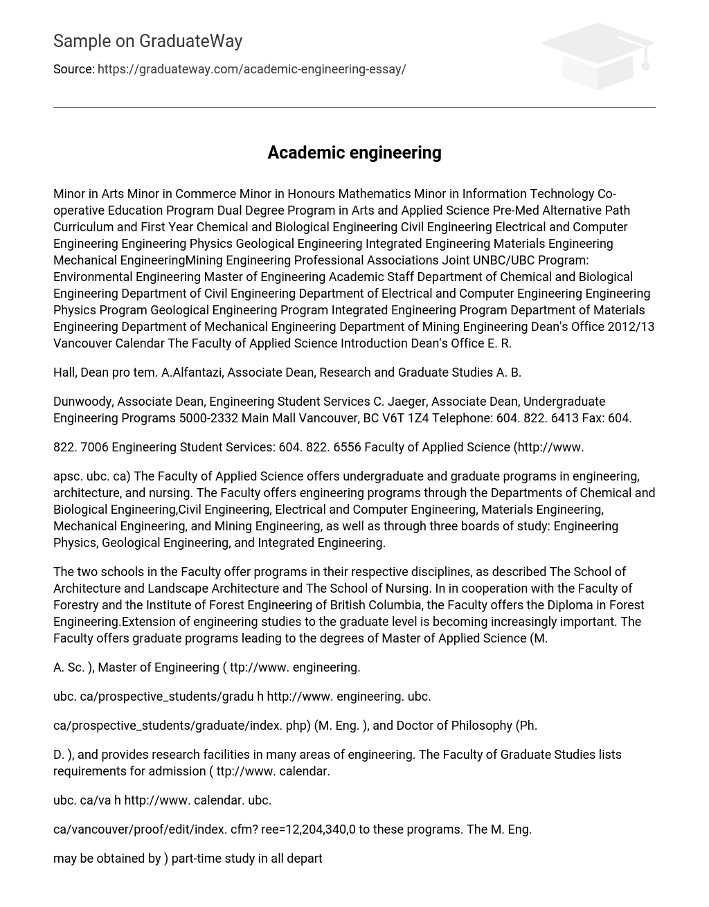 engineering essay types