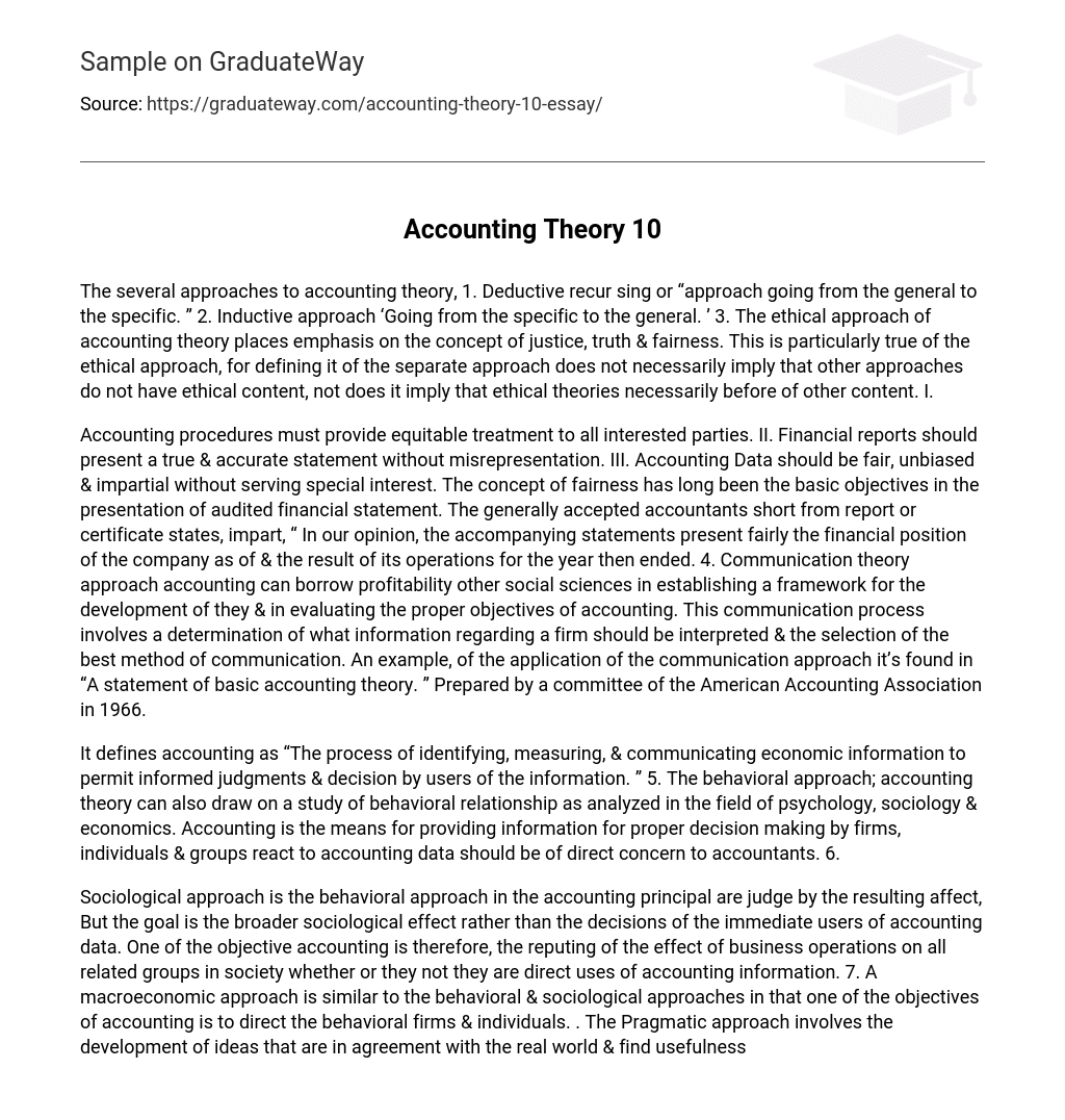 Accounting Theory 10