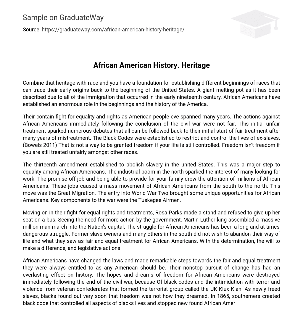 african american history essay topics