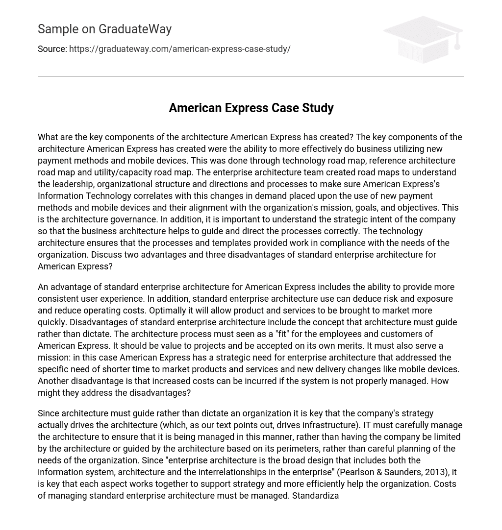 American Express Case Study