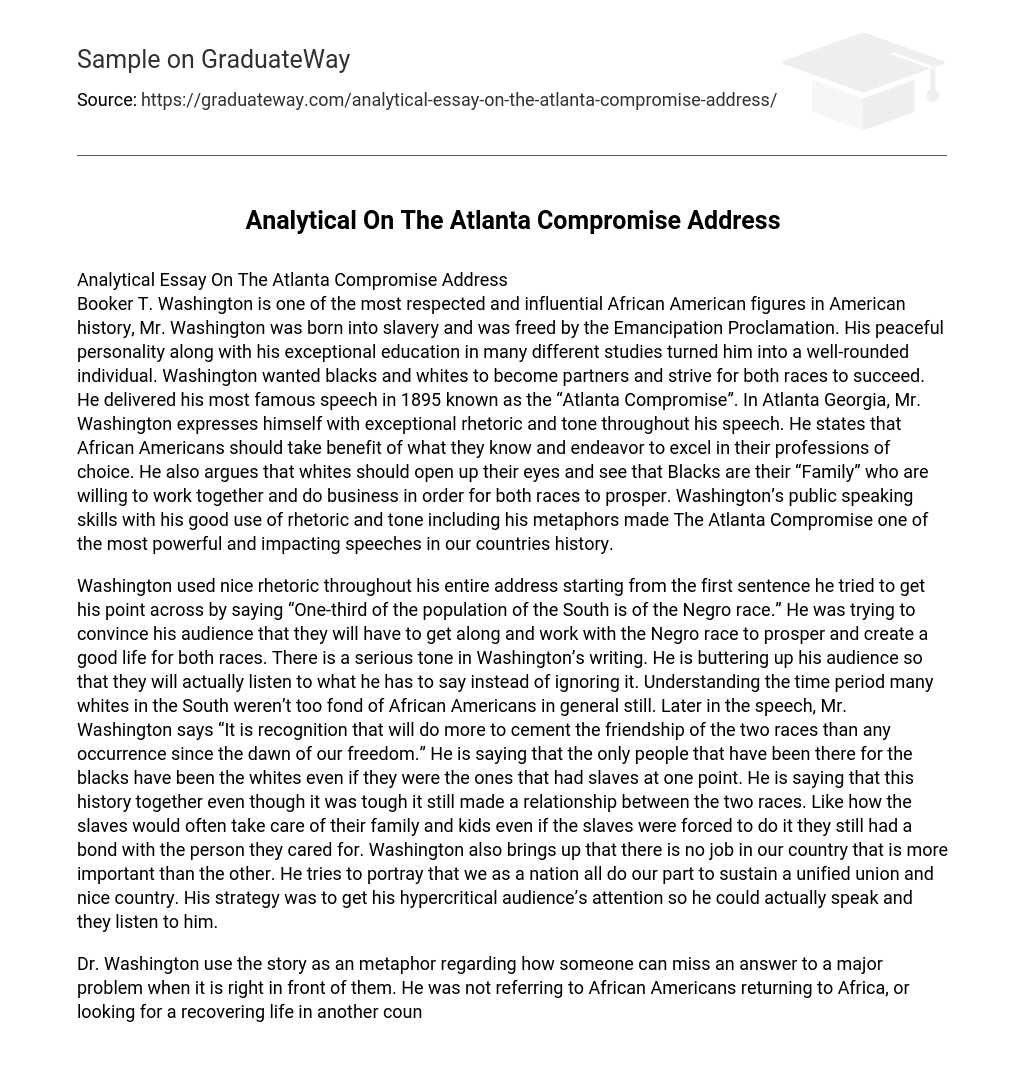 Analytical On The Atlanta Compromise Address Analysis