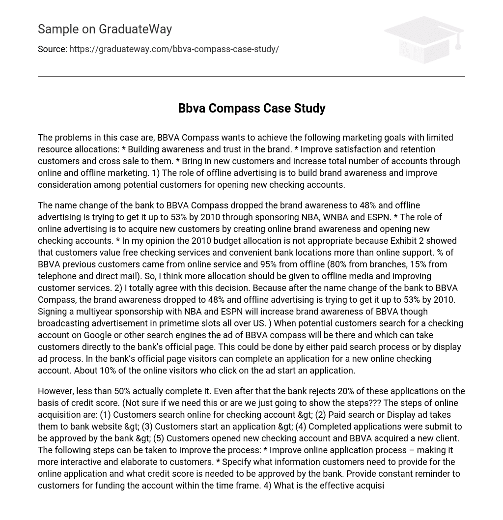 Bbva Compass Case Study