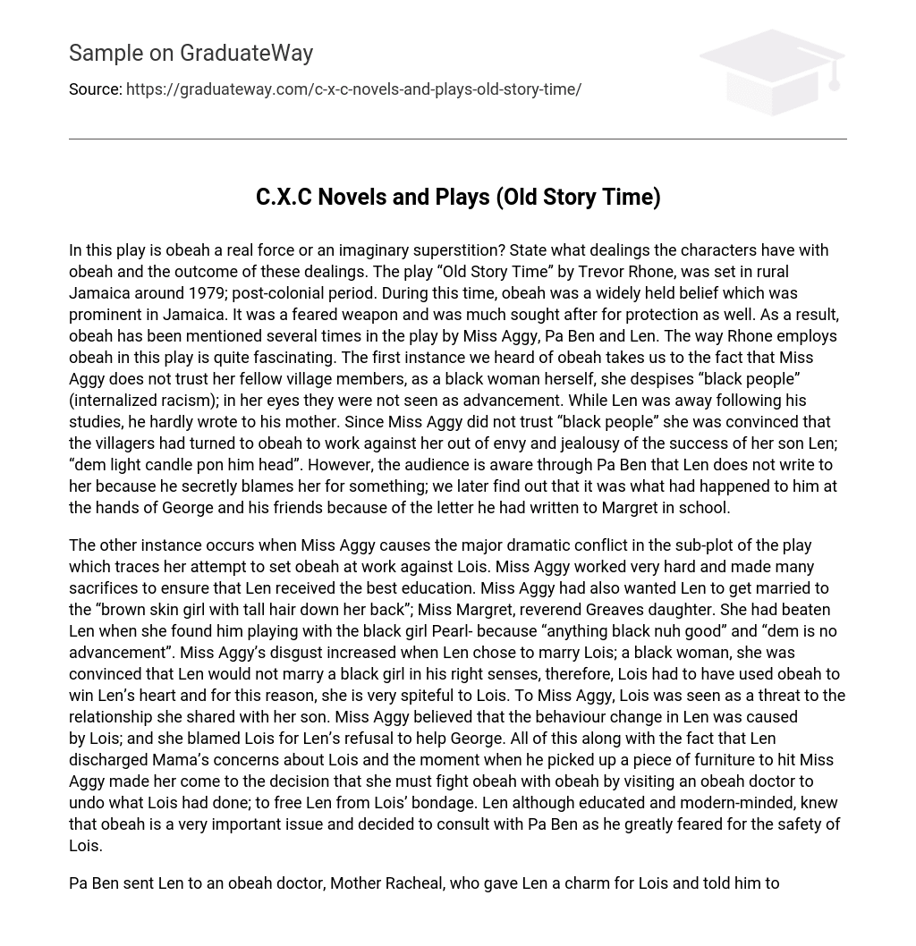 story time essay