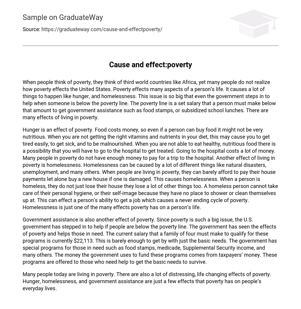 climate change and poverty essay