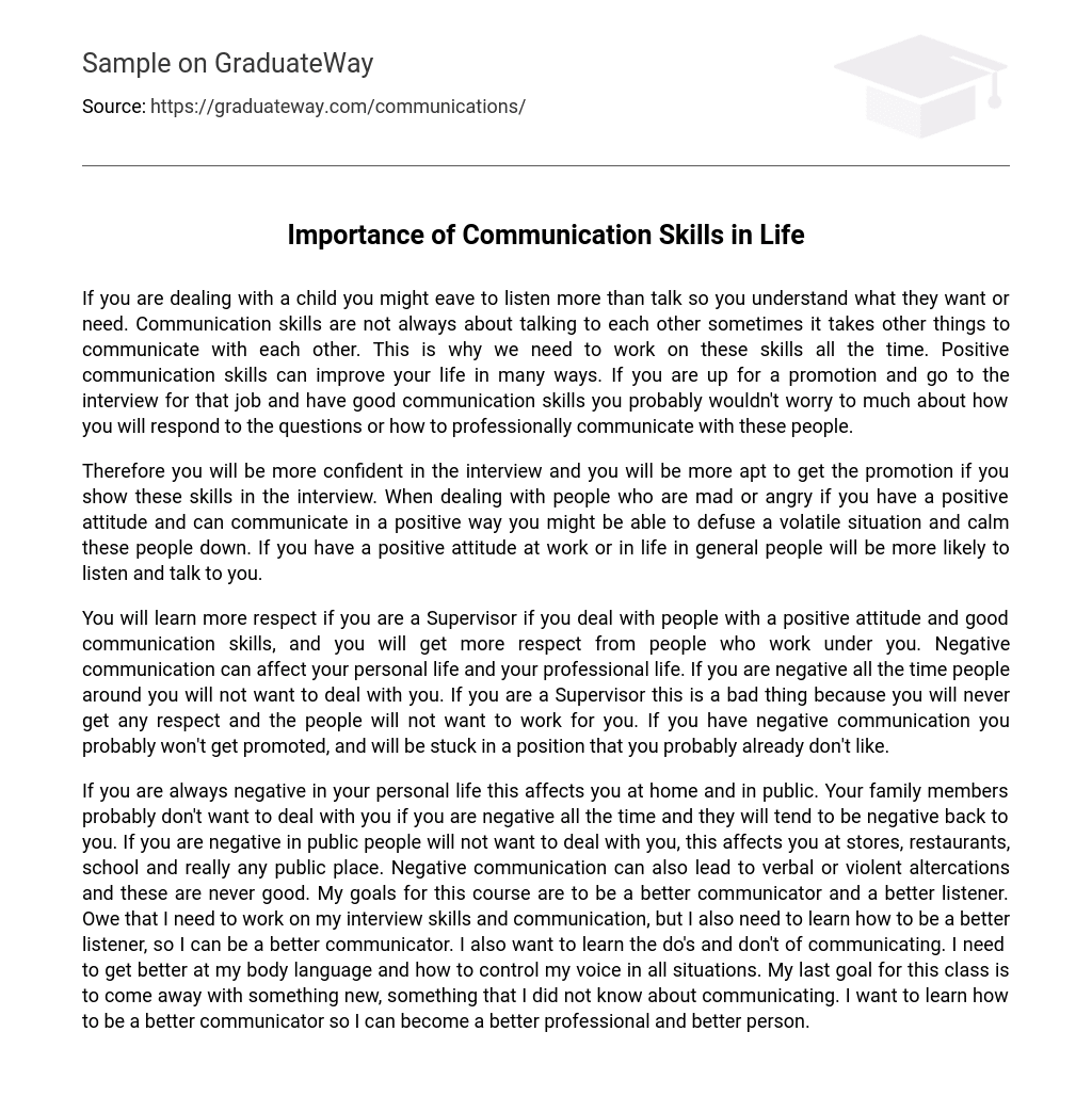 Importance of Communication Skills in Life
