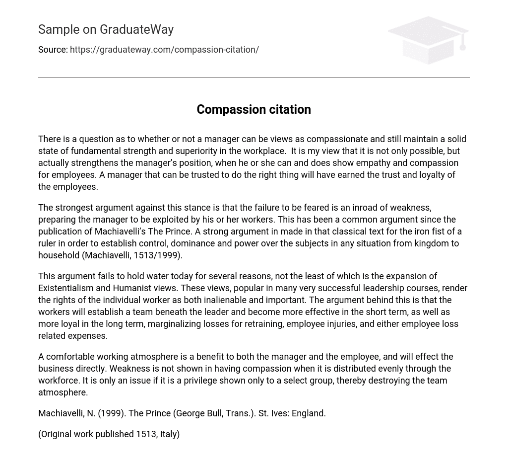 Compassion citation