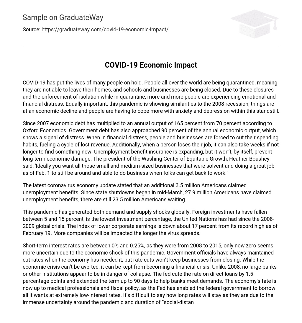 COVID-19 Economic Impact