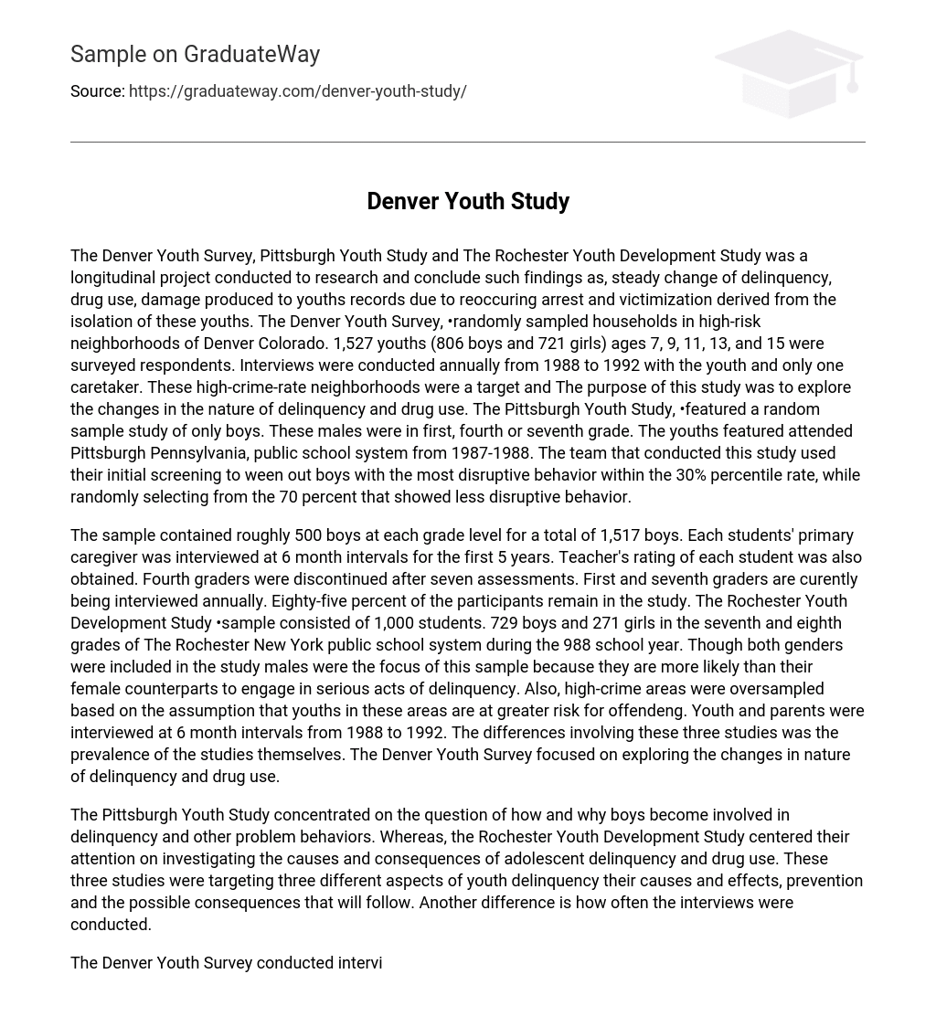 Denver Youth Study