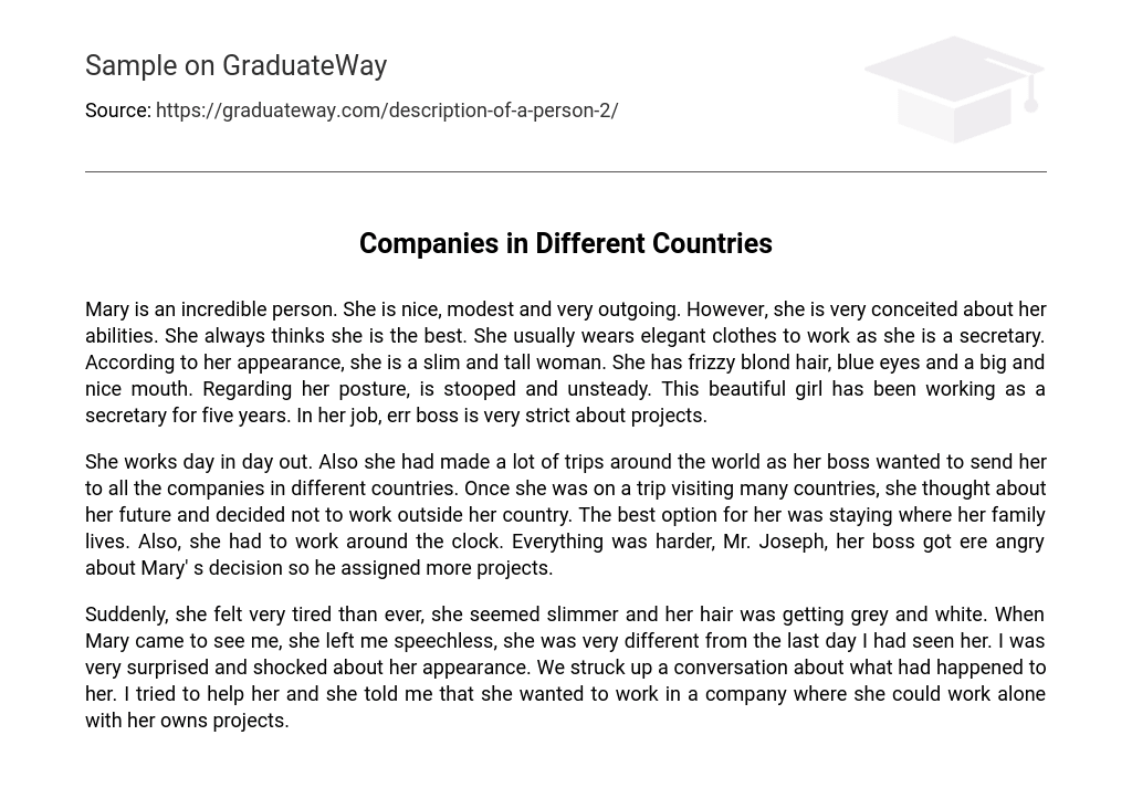 Companies in Different Countries