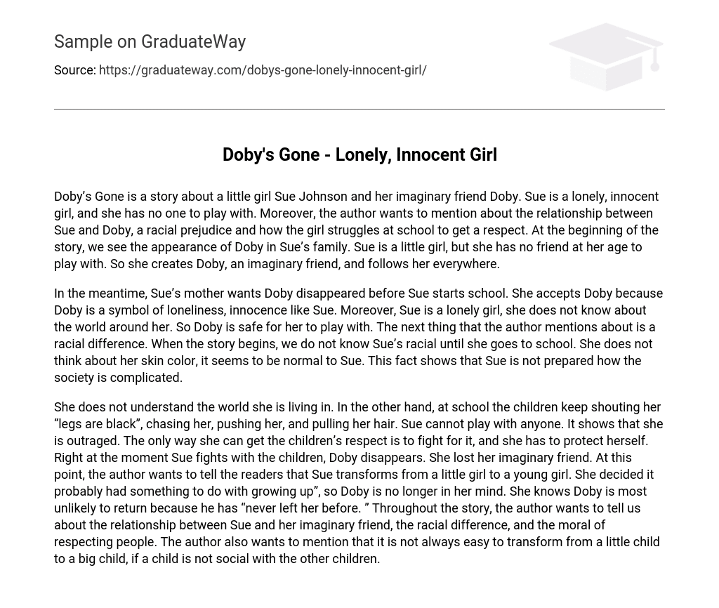 Doby’s Gone – Lonely, Innocent Girl