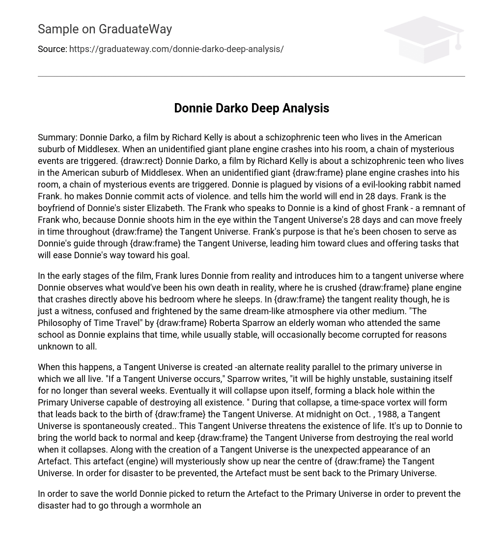Donnie Darko Deep Analysis