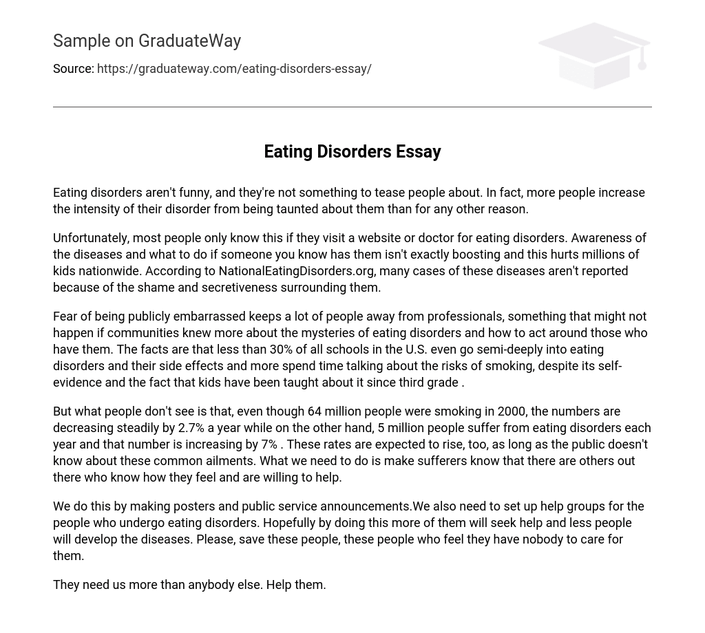 Eating Disorders Essay