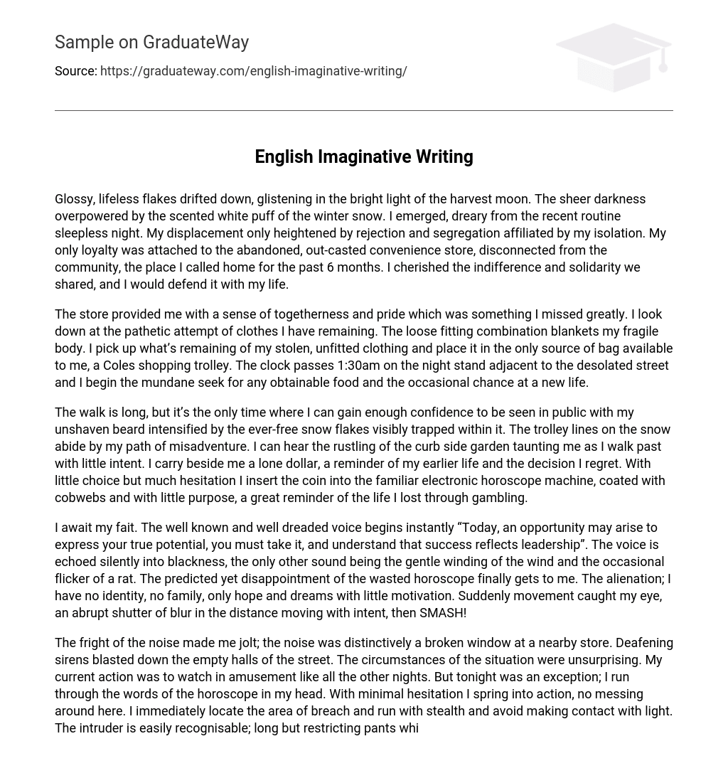 English Imaginative Writing