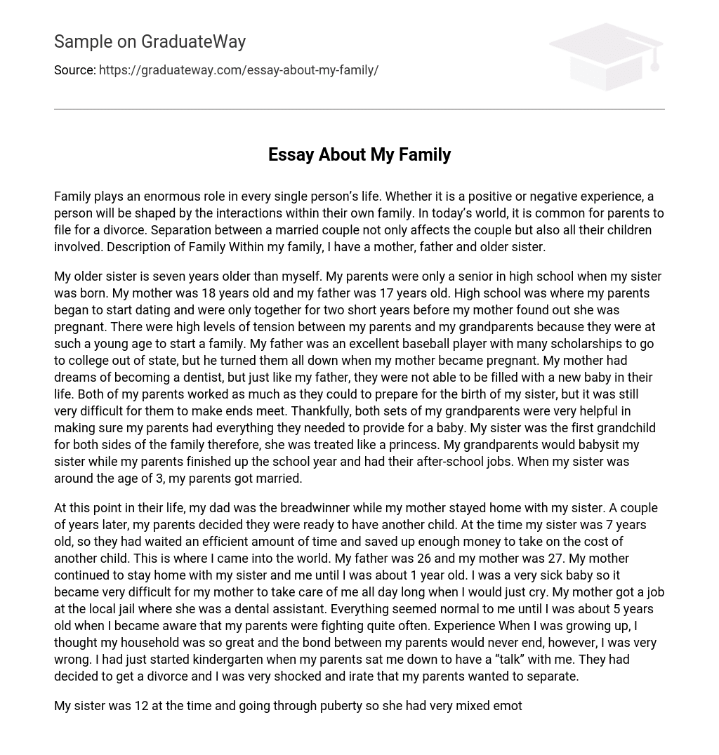 essay about family legacy