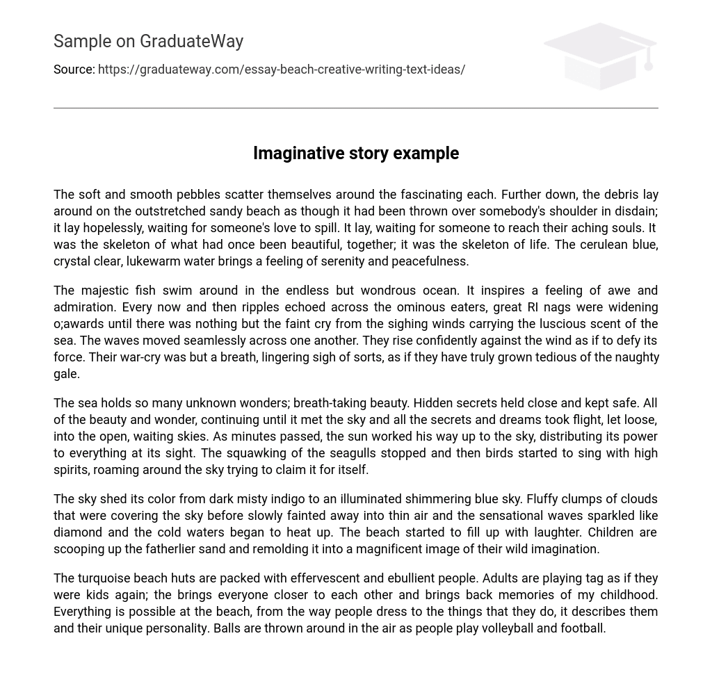 imaginative essay in english