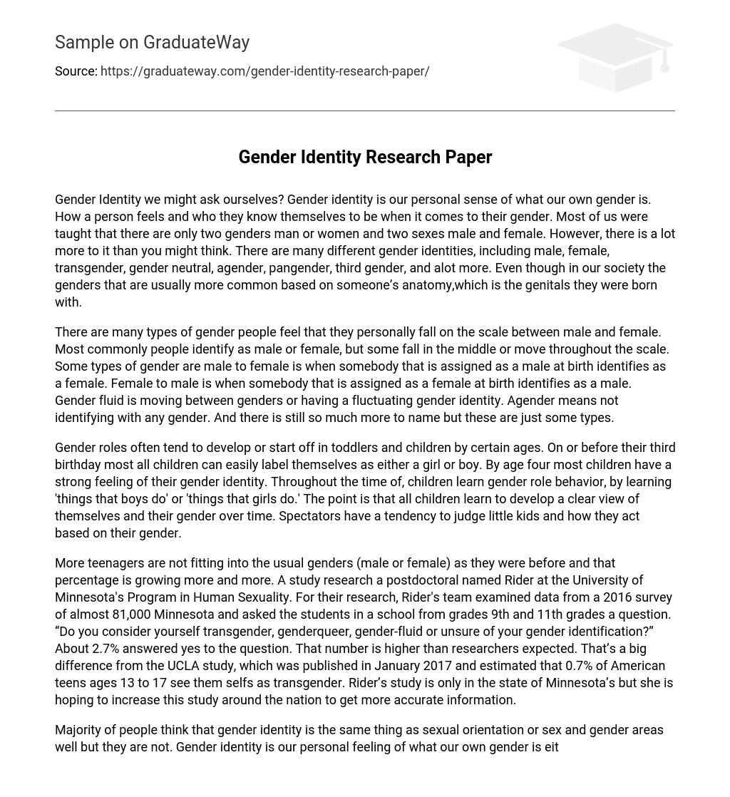 gender roles research paper pdf