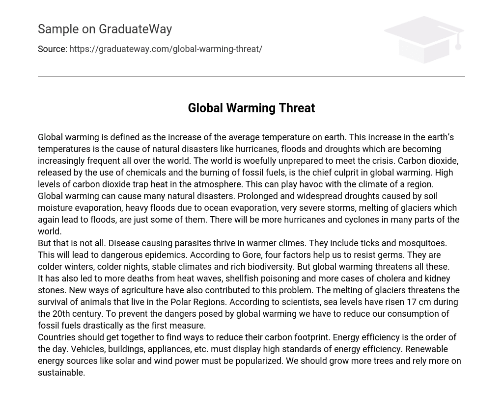 Global Warming Threat