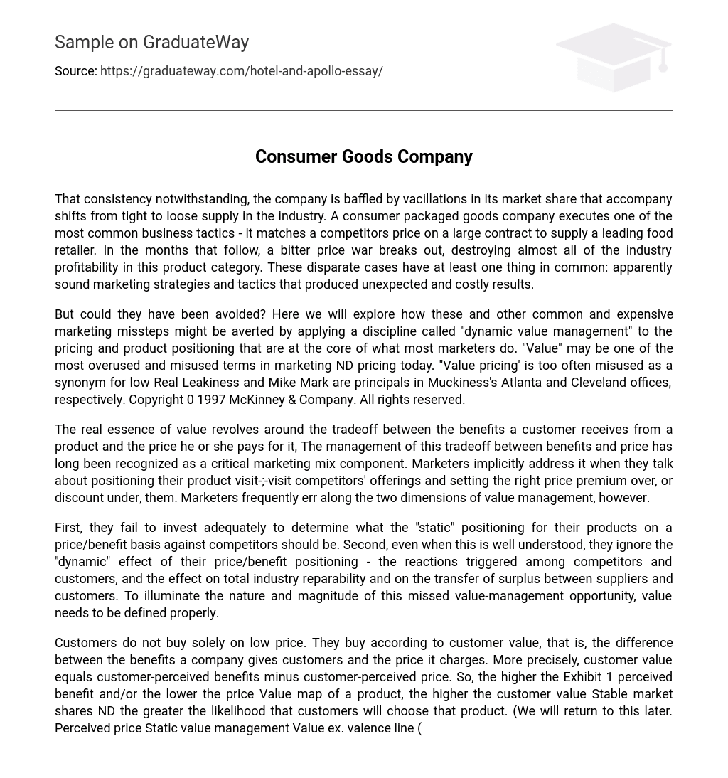 Consumer Goods Company