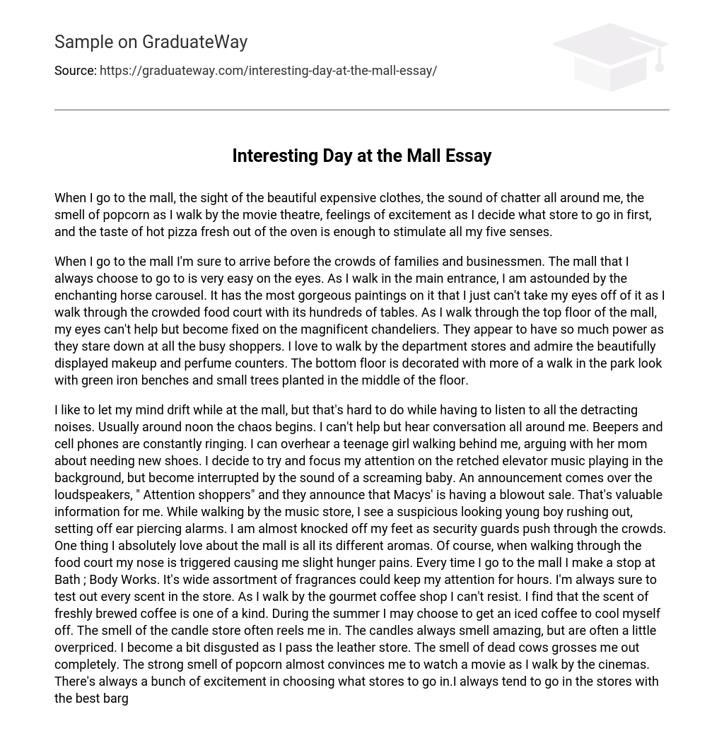 my interesting day essay