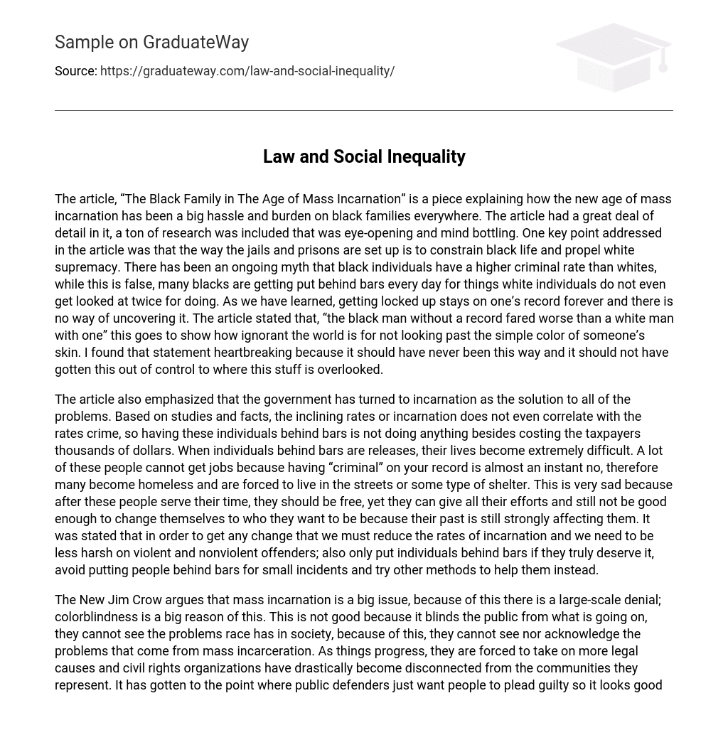 reduced inequality essay