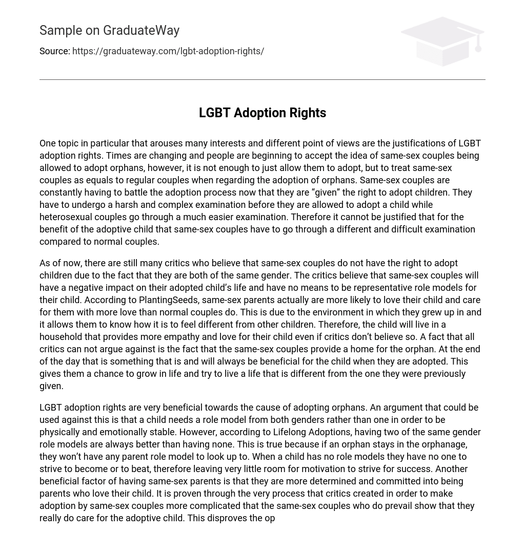LGBT Adoption Rights