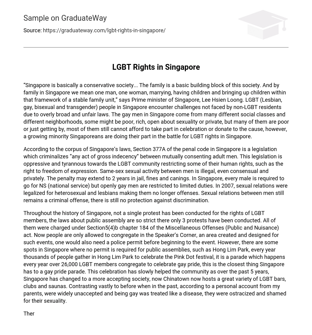 LGBT Rights in Singapore