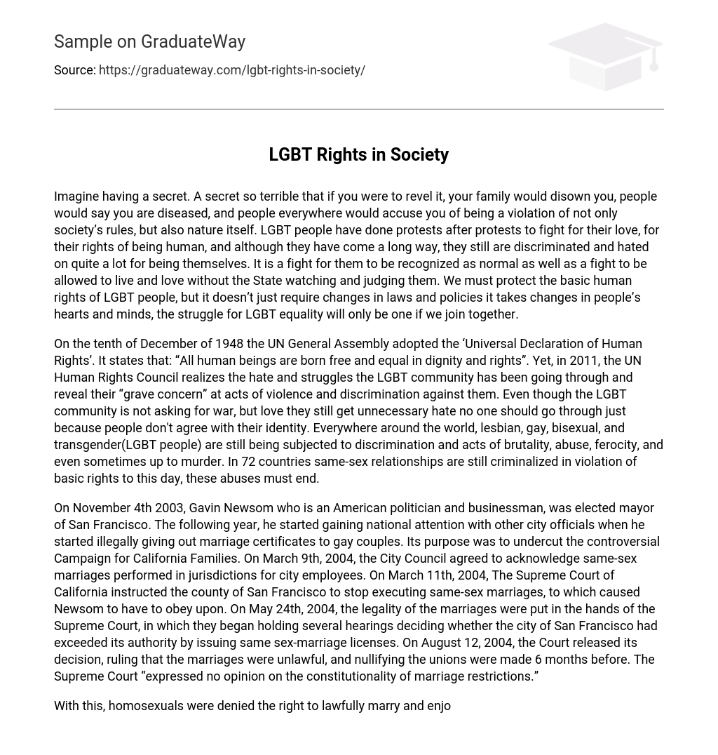 LGBT Rights in Society