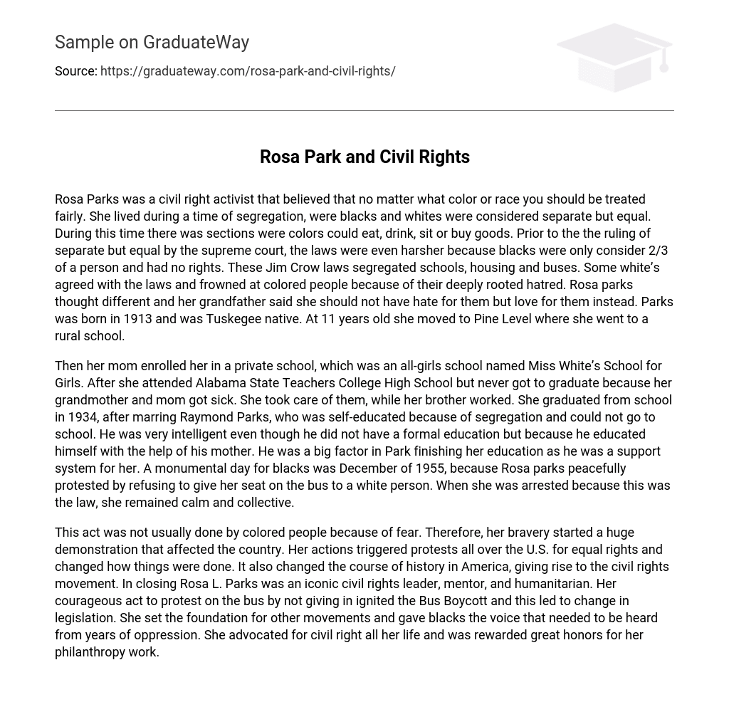 topics for civil rights essay