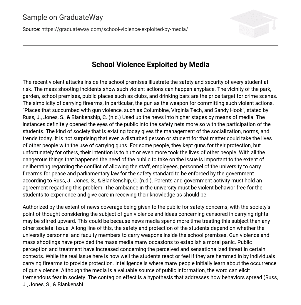 thesis about school violence