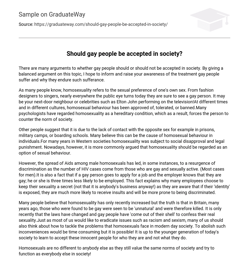 being gay college essay