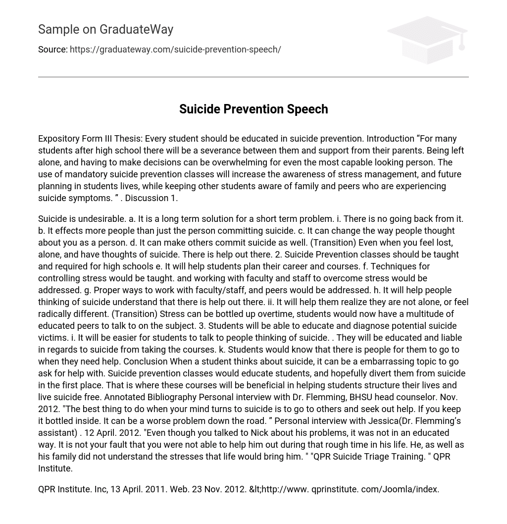 suicide-prevention-speech-essay-example-graduateway