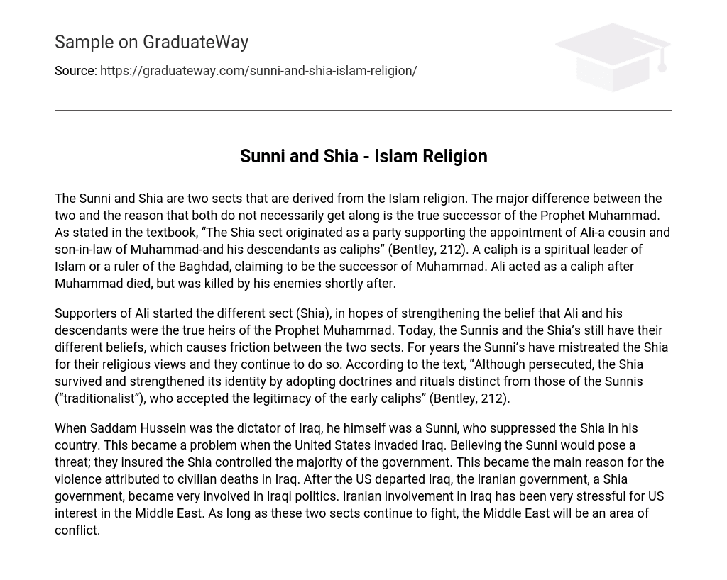 Sunni and Shia – Islam Religion