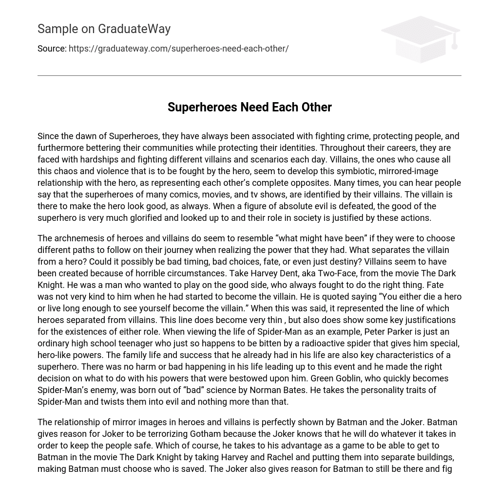 essay on superheroes