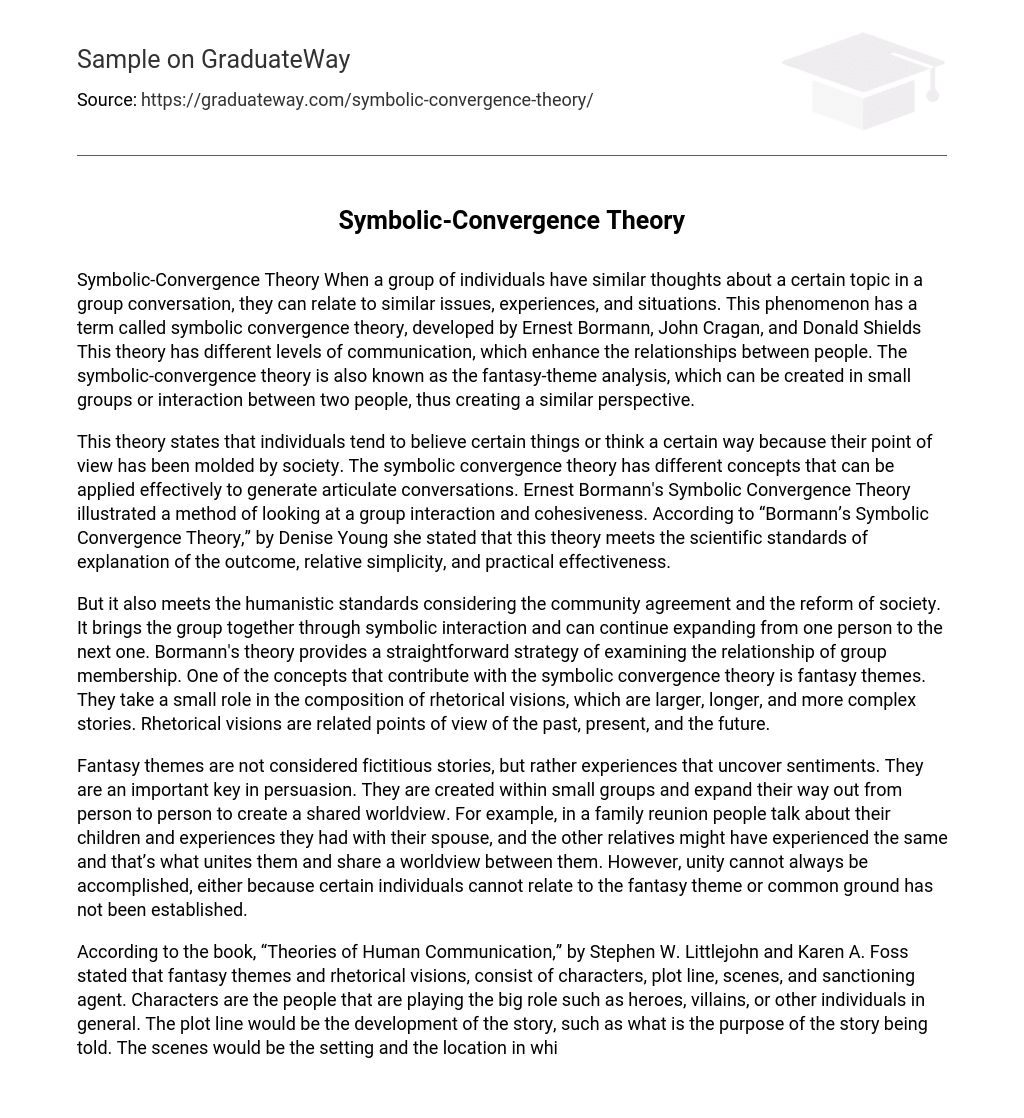 Symbolic-Convergence Theory Analysis