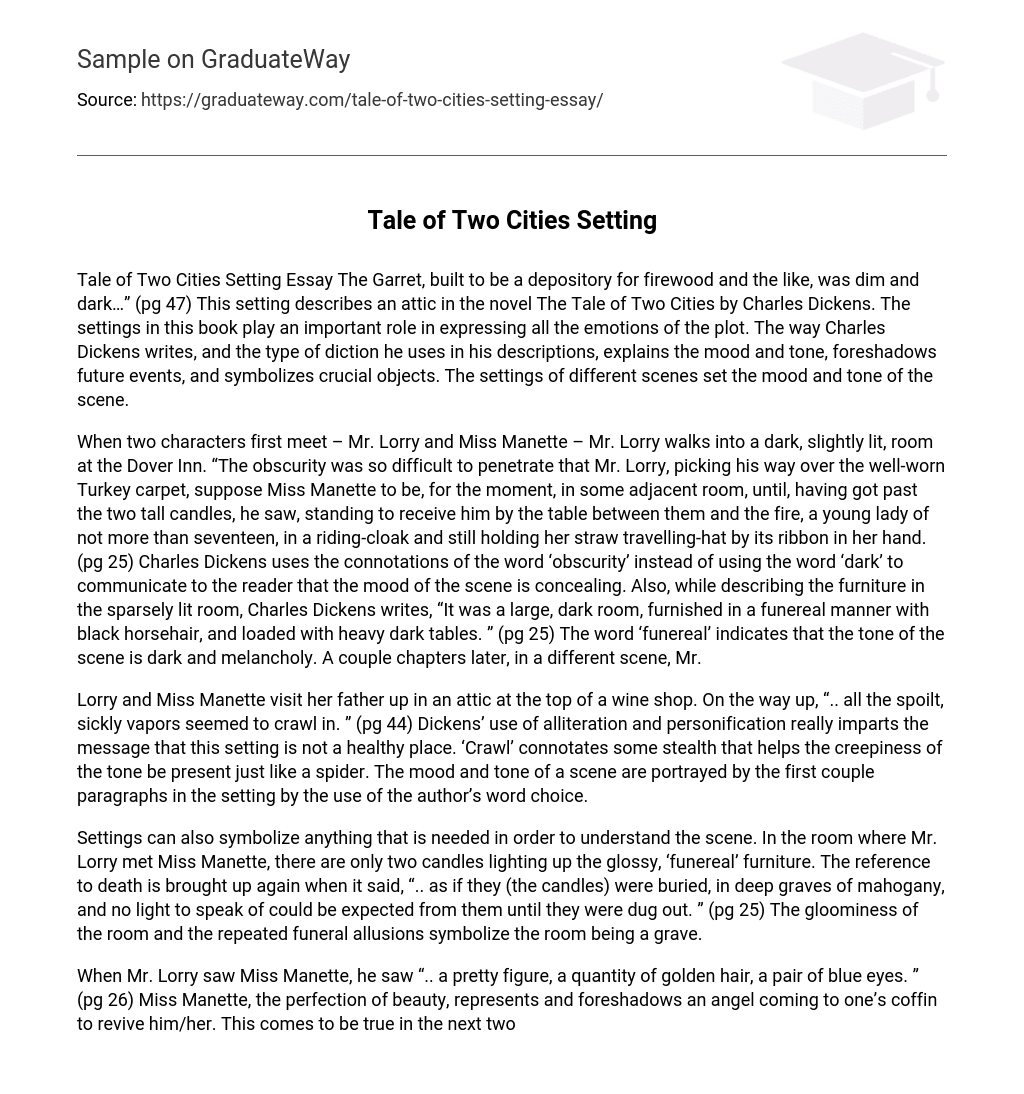 Tale of Two Cities Setting