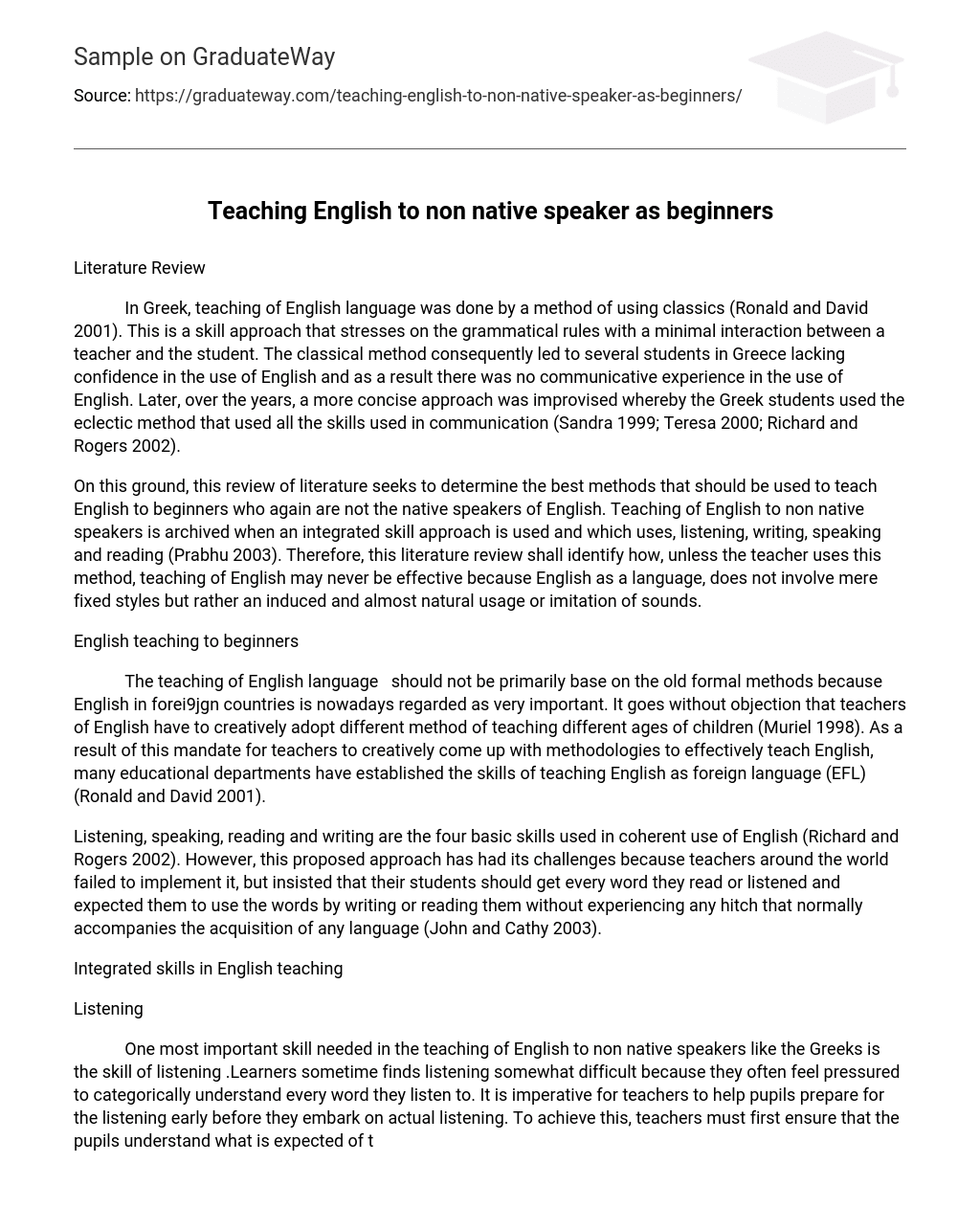 teaching-english-to-non-native-speaker-as-beginners-essay-example