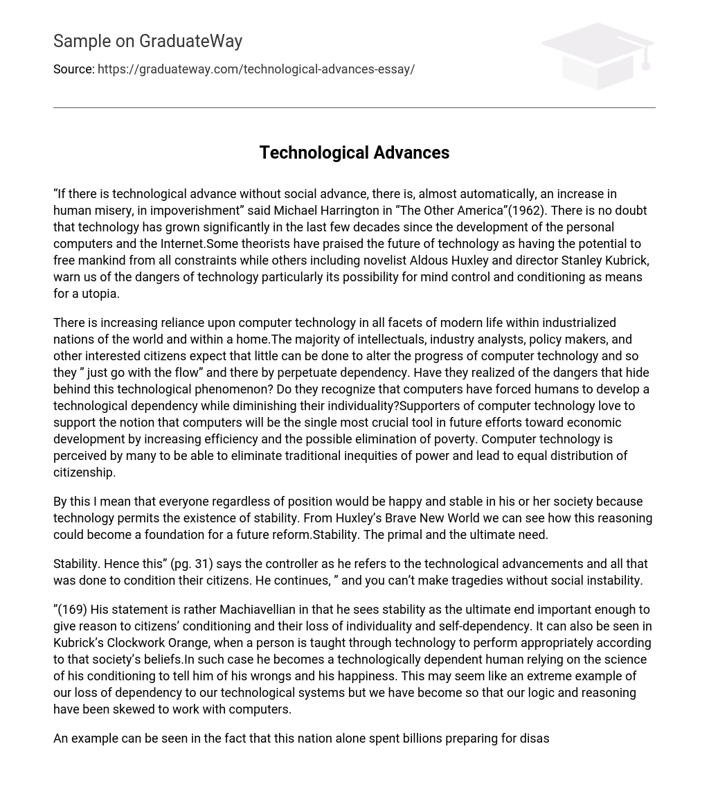 technology innovation essay