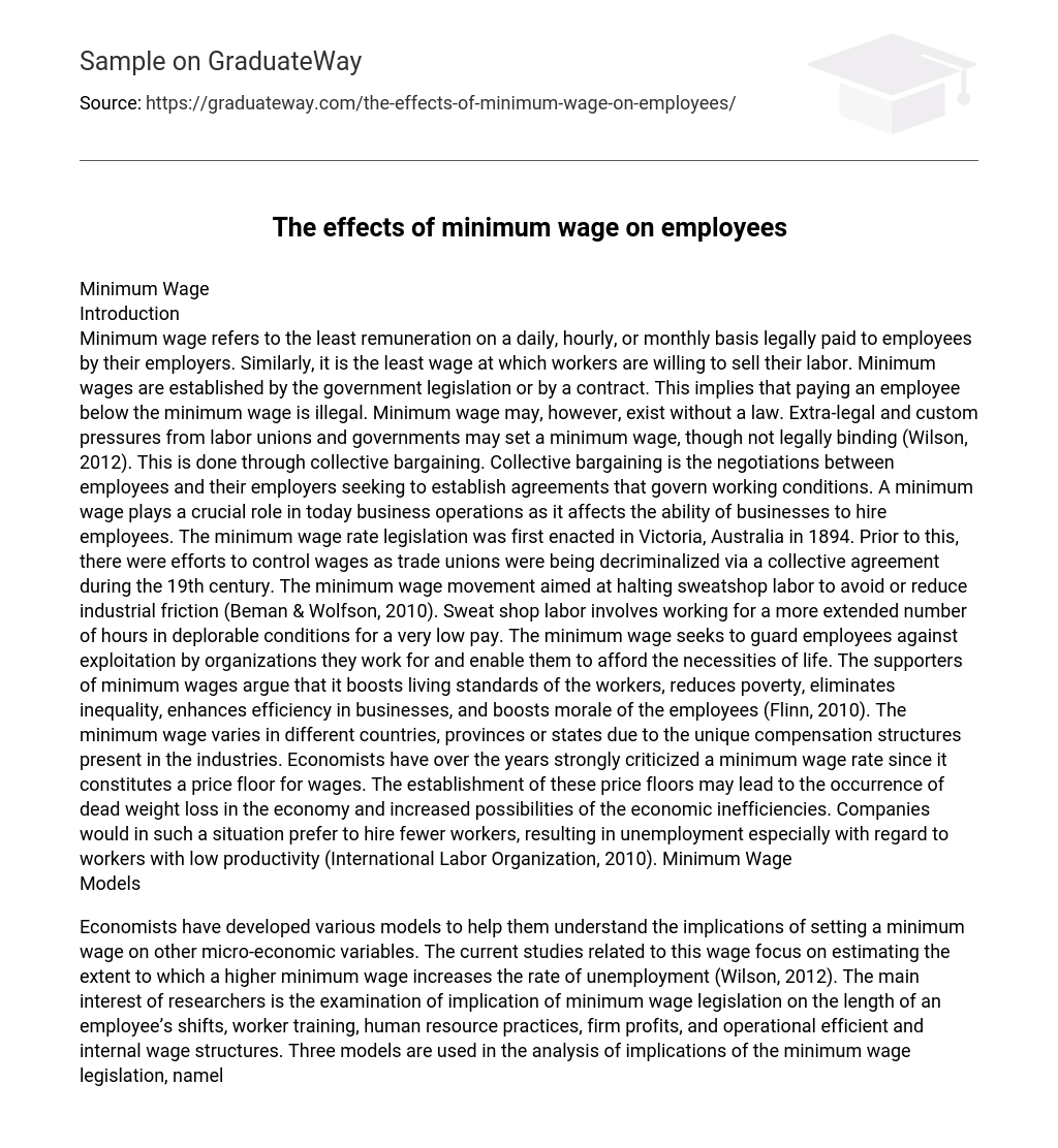 conclusion paragraph for minimum wage essay
