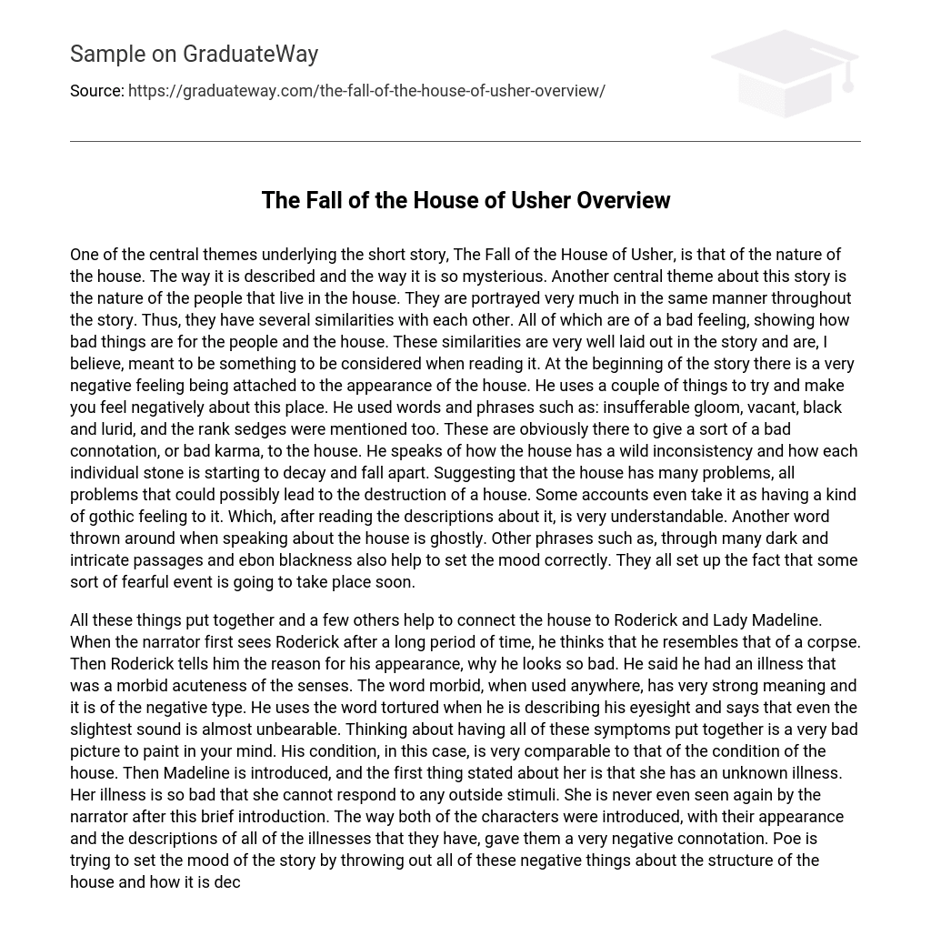 The Fall of the House of Usher Overview