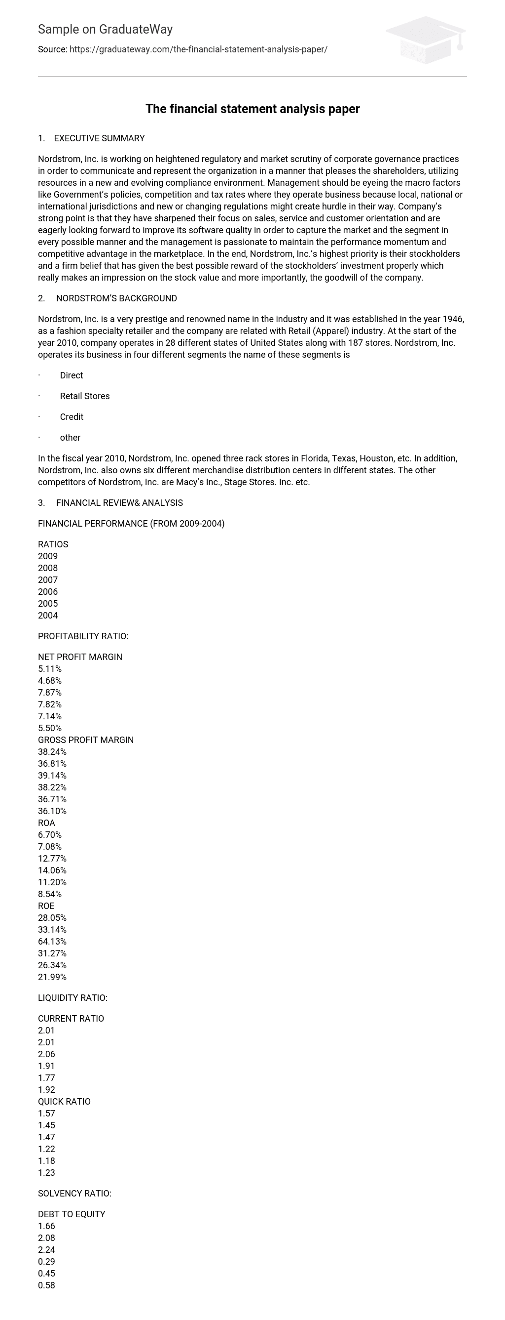 Financial Statement Analysis Class 12 Mcq