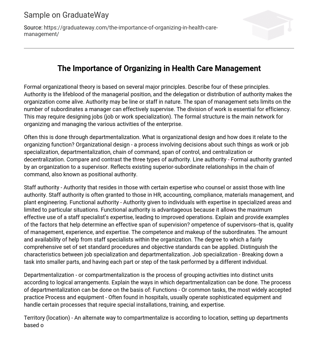 the-importance-of-organizing-in-health-care-management-essay-example