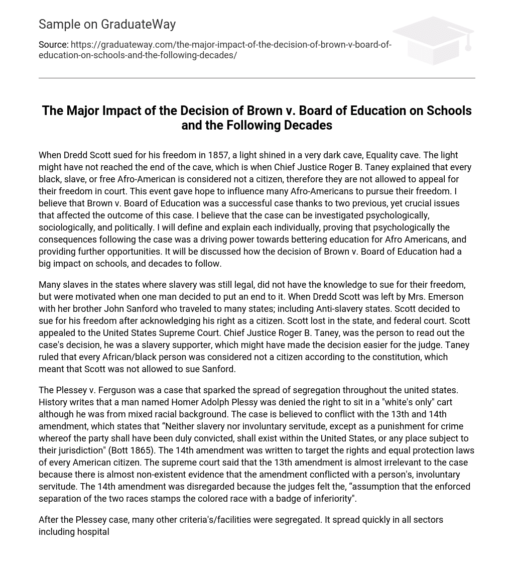 The Light of Equality: Dredd Scott’s Fight for Freedom