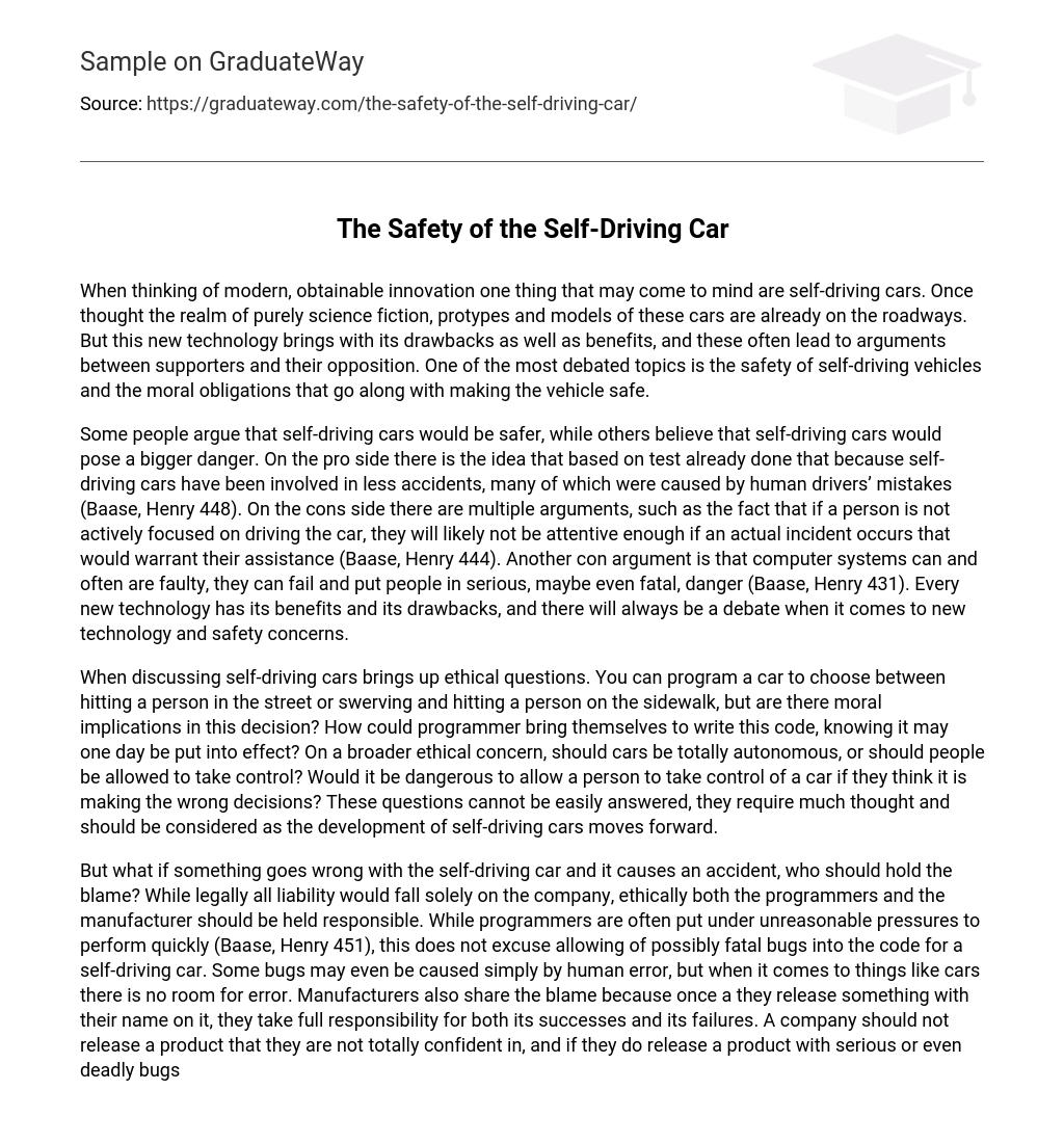 driving school experience essay