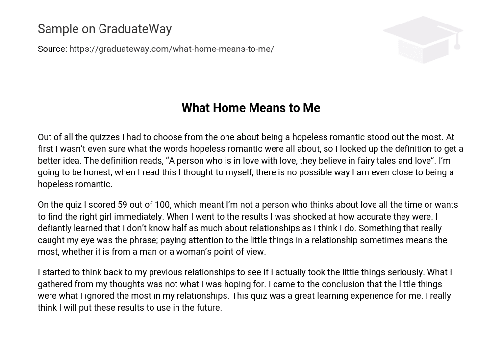 What Home Means to Me