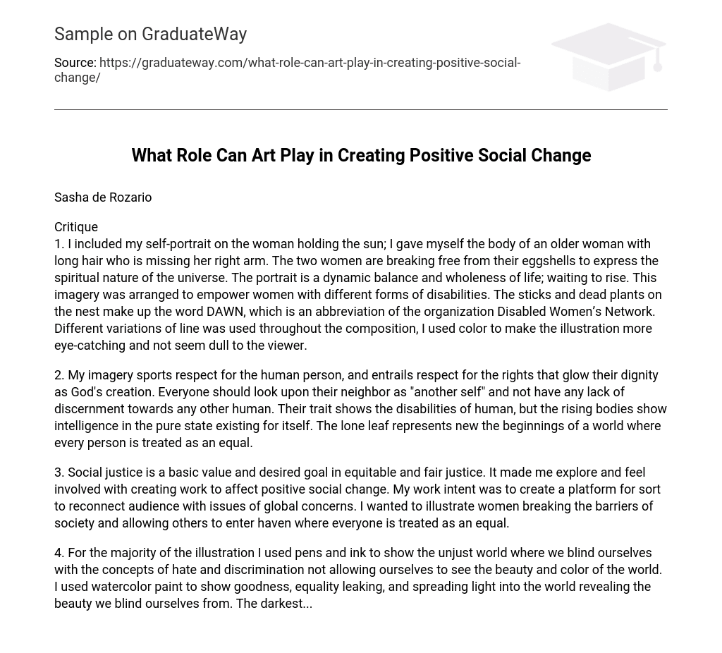 social change essay ideas