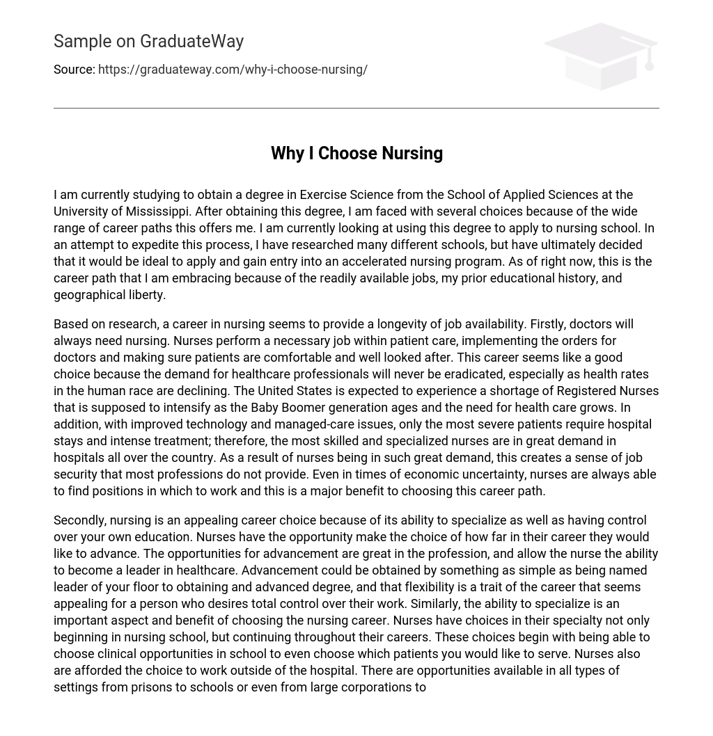 why-i-choose-nursing-865-words-free-essay-example-on-graduateway