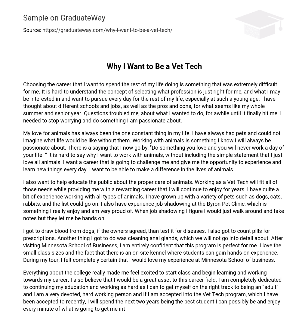 why-i-want-to-be-a-vet-tech-essay-example-graduateway