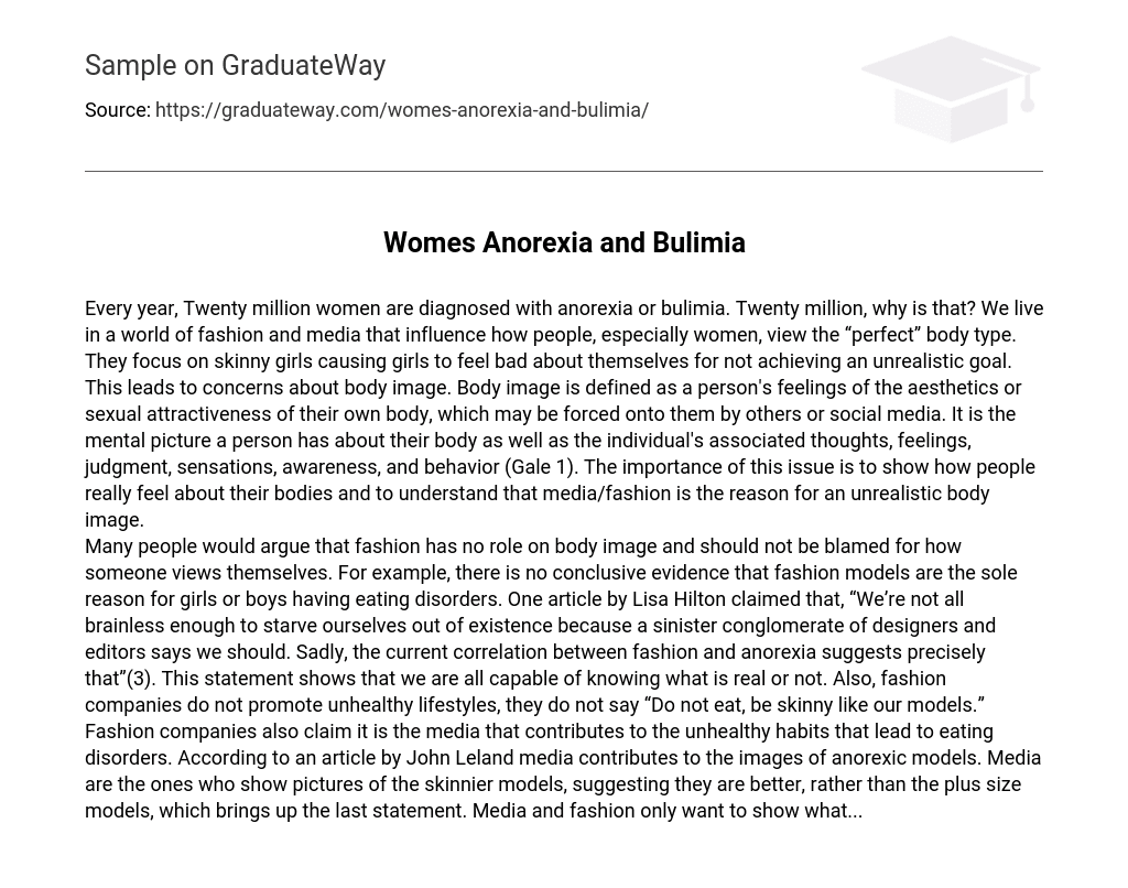 anorexia and bulimia essay