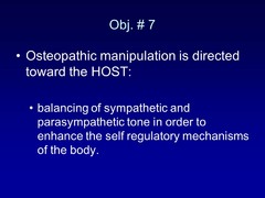 Describe why OMM is directed toward the host. What are we trying to do?